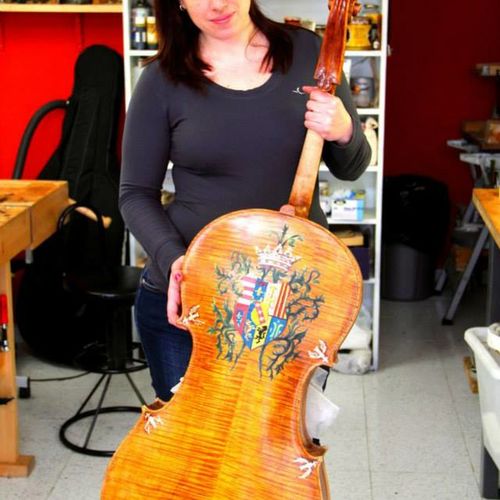 Cello paint decor